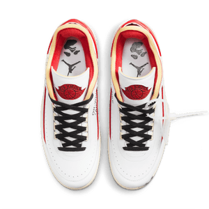 Air Jordan x Off White 2 Retro Low SP (White/Varsity Red-Black)