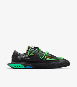 Nike x Off-White™ Blazer Low '77 (Black/Black-Electro Green)