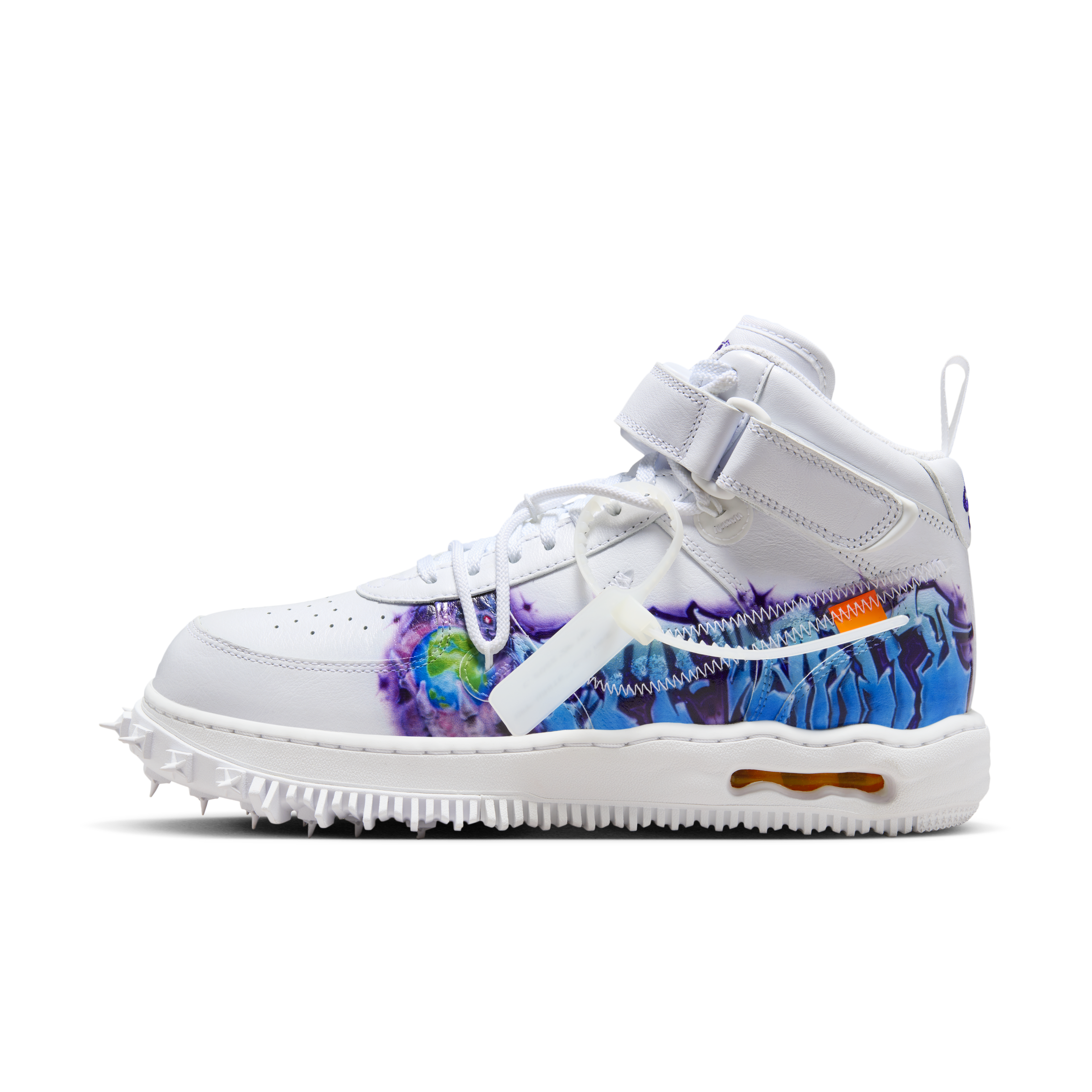 Graffiti' Off-White x Nike Air Force 1 Mids Are Available Now