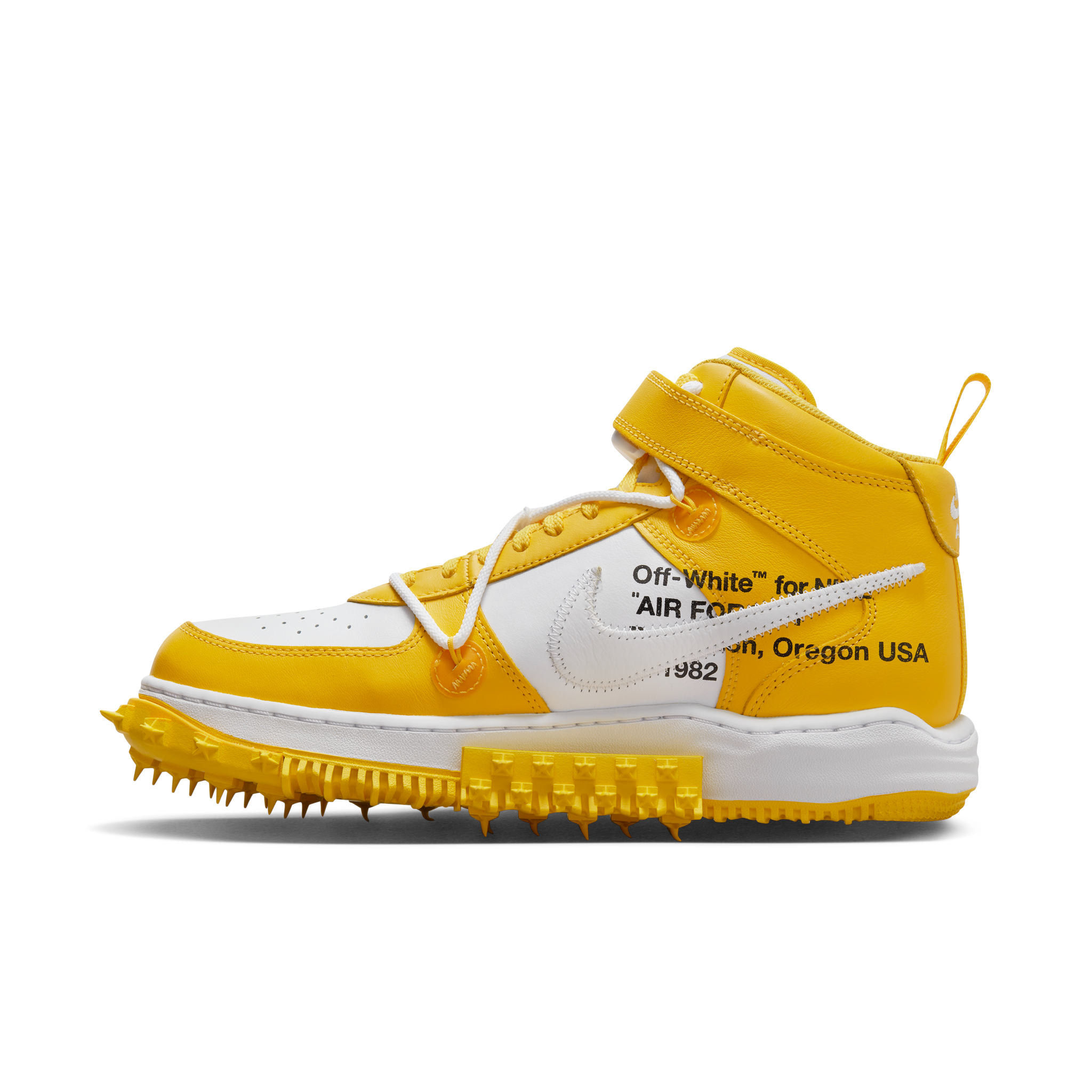 Neon yellow off white hotsell