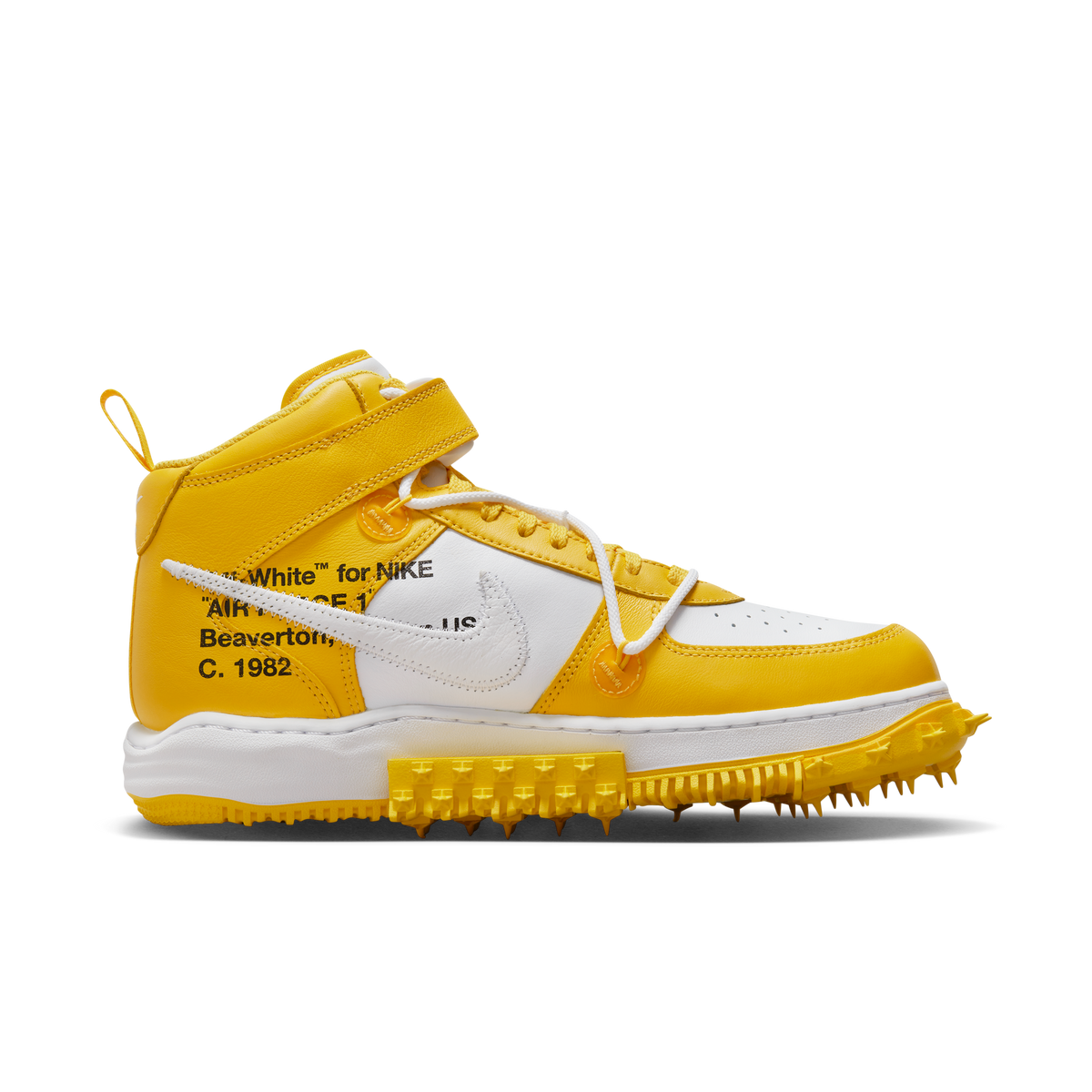Nike Air Force 1 Mid x Off-White™ White/White-Varsity Maize – Canary Yellow
