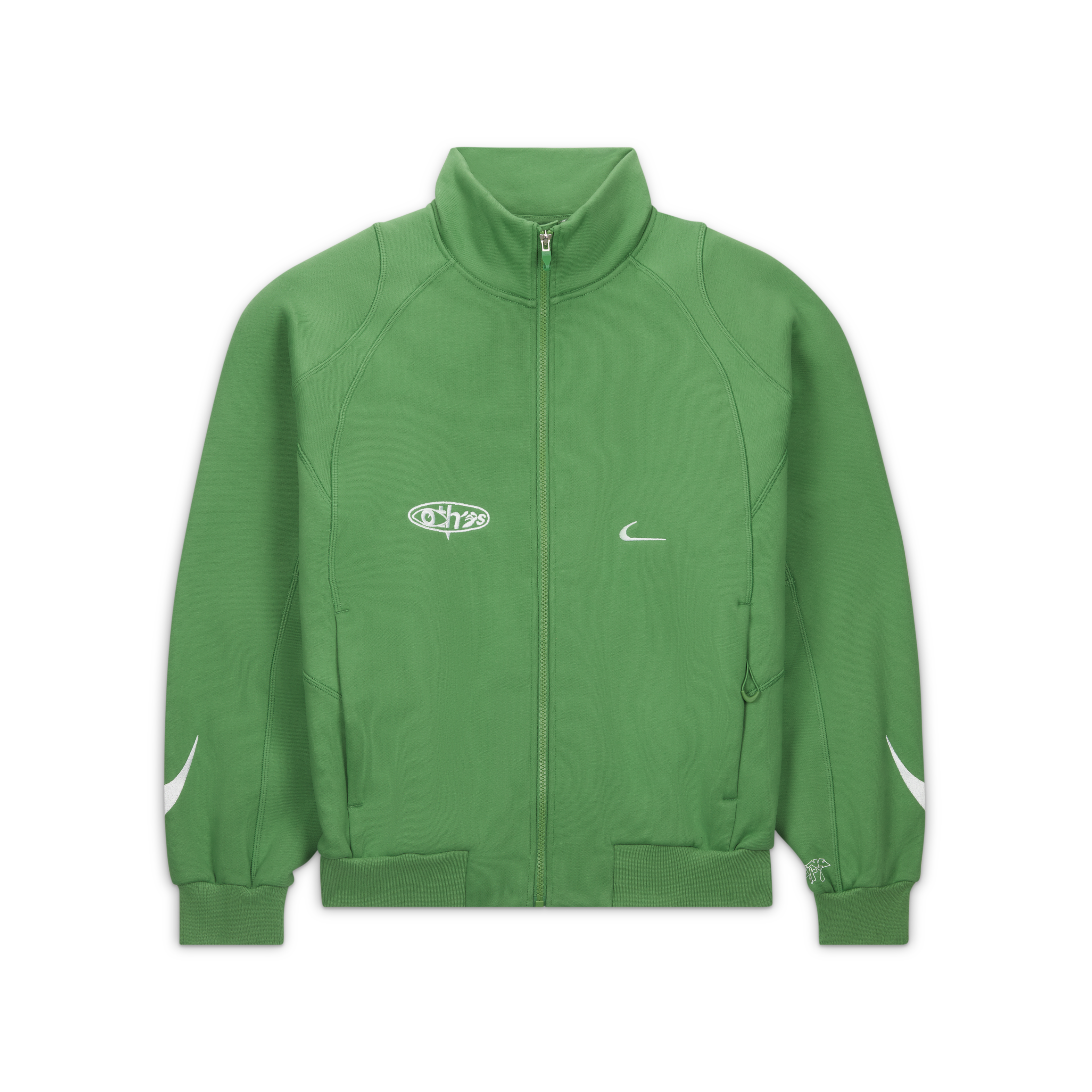 Nike x Off White Track Jacket Kelly Green Canary Yellow