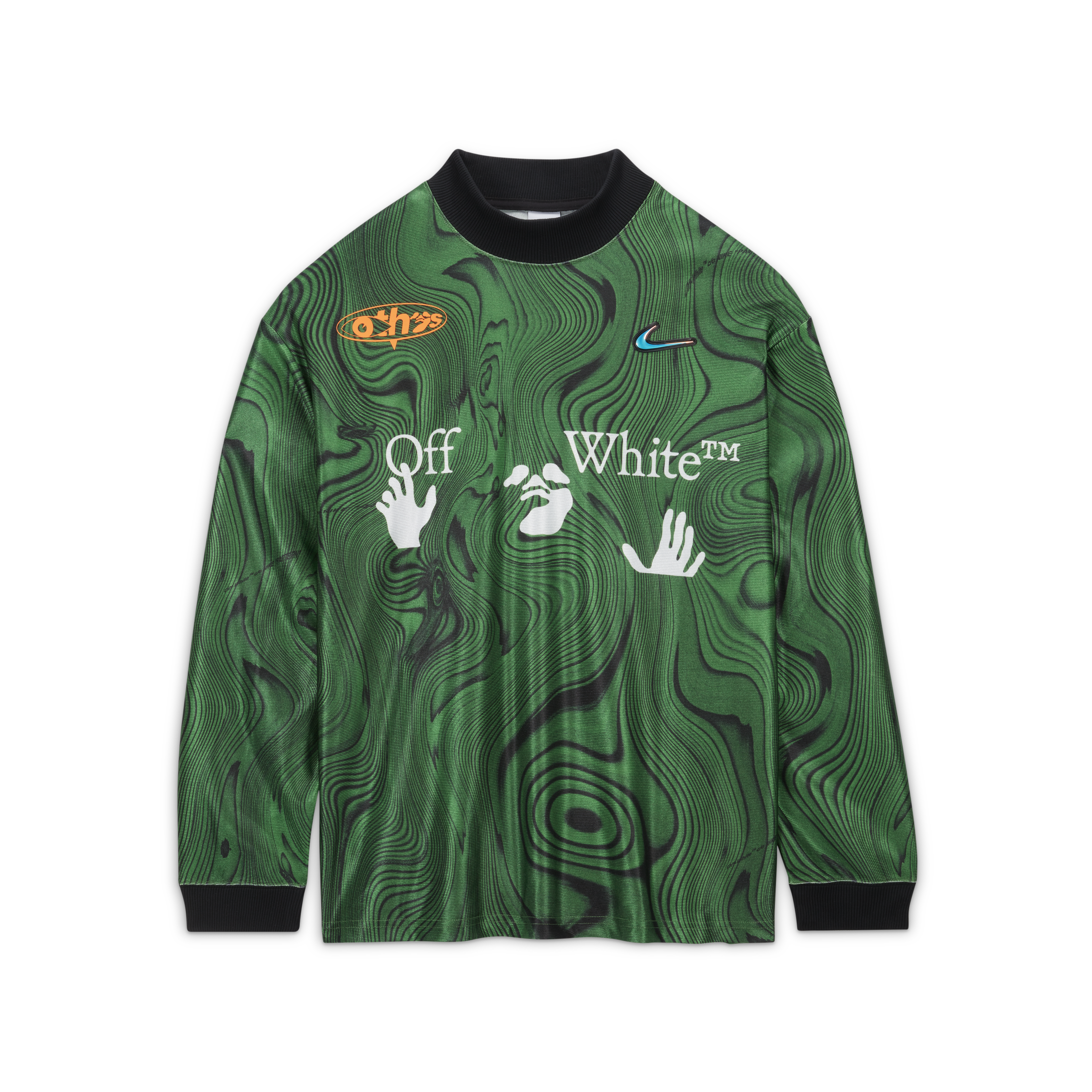 Nike x Off-White™ Men's Allover Print Jersey (Kelly Green)