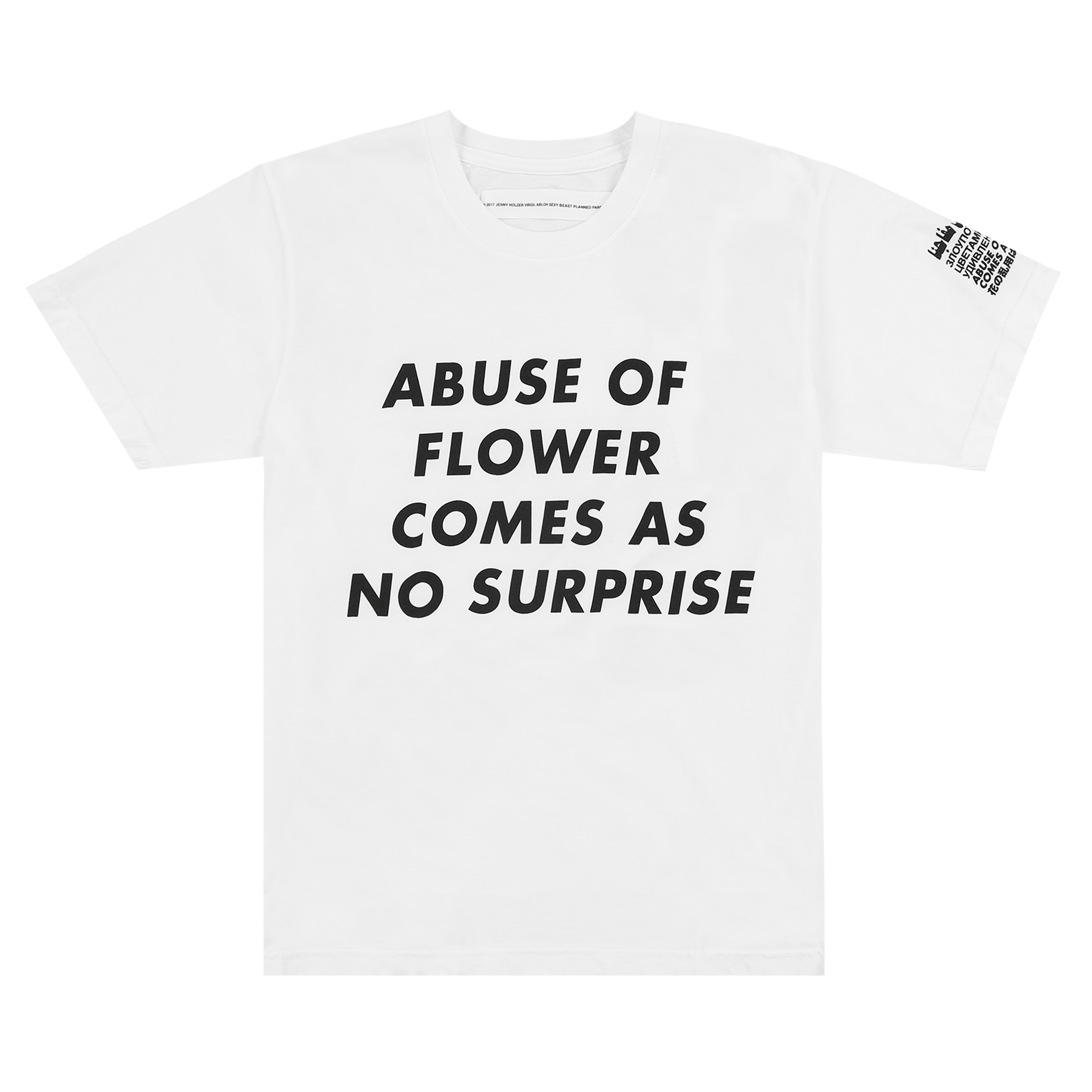 Virgil Abloh x Jenny Holzer T-Shirt Re-Release