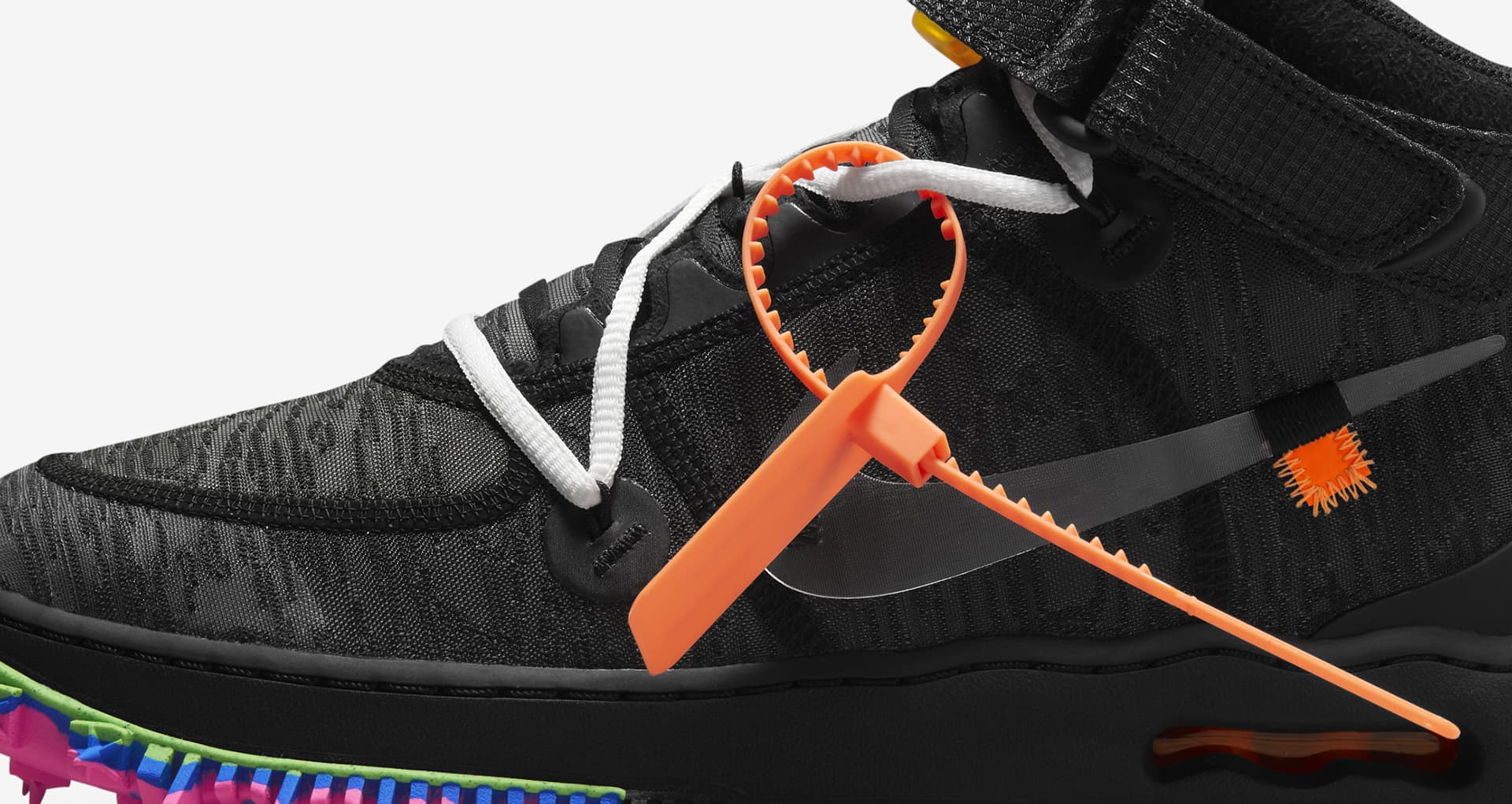 Off-white: Off-White x Nike Air Force 1 Mid “Grim Reaper Canary