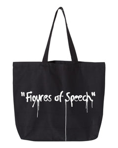 Canary Yellow x Figures of Speech 1D [Black] Tote Bag